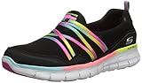 Skechers Sport Women's Scene Stealer Fashion Sneaker, Black/Multi, 6 M US