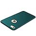 iPhone 7 Case, Yihailu Smoothly Rock Sand Matte Shield Hard Cover Skin Shockproof Ultra Thin Slim Full Body Protective Scratch Resistant Slip iPhone7 Cover (Dark Green)