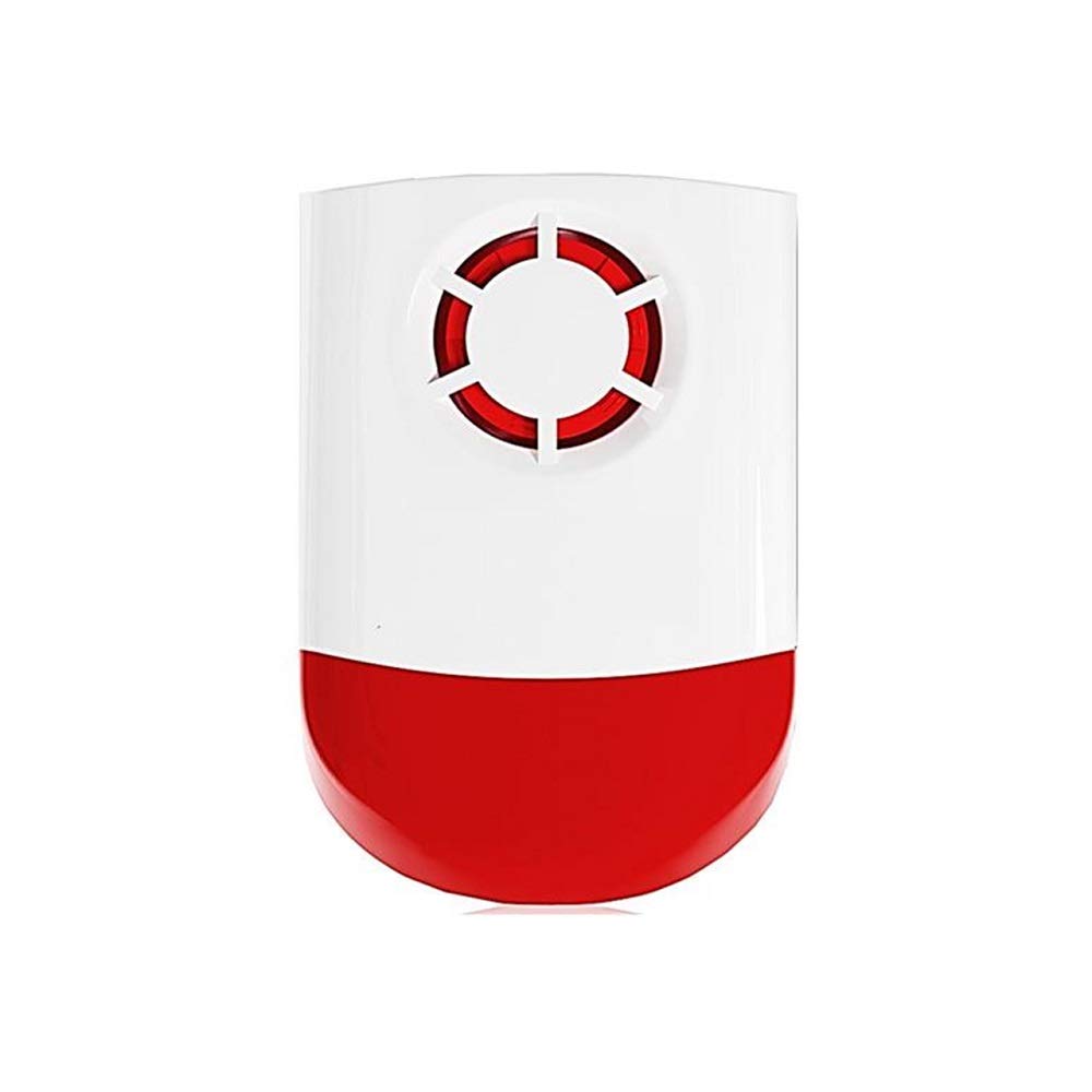 Outdoor Wireless Siren with Flashing Strobe - for The Smart Wi-Fi Alarm System from Big Easy Security