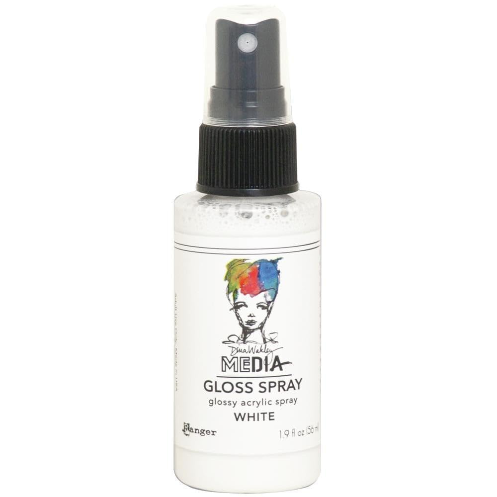 Ranger - Dina Wakley Media Gloss Sprays - White