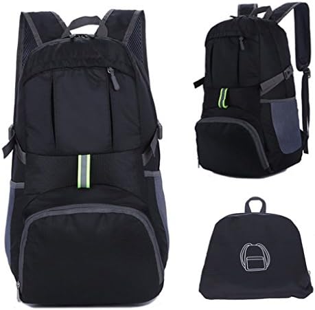 Foldable Backpack, Jayboson Lightweight Rucksack Foldable Backpack Large Capacity Anti Water Drops Nylon Packable Carry on Trekking Rucksack Backpacking Bags for Camping Outdoor Travelling Shopping 34L