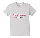 Kids musical.ly quote classic (Fitted Cut) 10 Silver