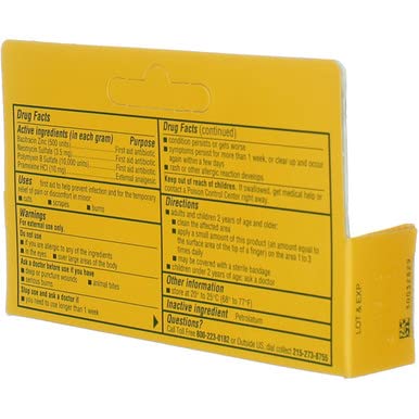 NEOSPORIN + MAXIMUM-STRENGTH PAIN RELIEF DUAL ACTION OINTMENT, FIRST AID TOPICAL ANTIBIOTIC & ANALGESIC OINTMENT FOR 24-HOUR INFECTION PROTECTION WITH BACITRACIN ZINC & PRAMOXINE HCL,.5 OZ