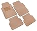 Highland 4460500 Pacific Coast Highway Tan Luxury Carpet Floor Mat - 4 Piece