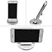 Myvision Desktop Cell Phone Stand: Portable Aluminum Smartphone Holder Cellphone Cradle Universal Holder Stand Mobile Smart Dock Mount for Smartphones and Tablets (Silver)