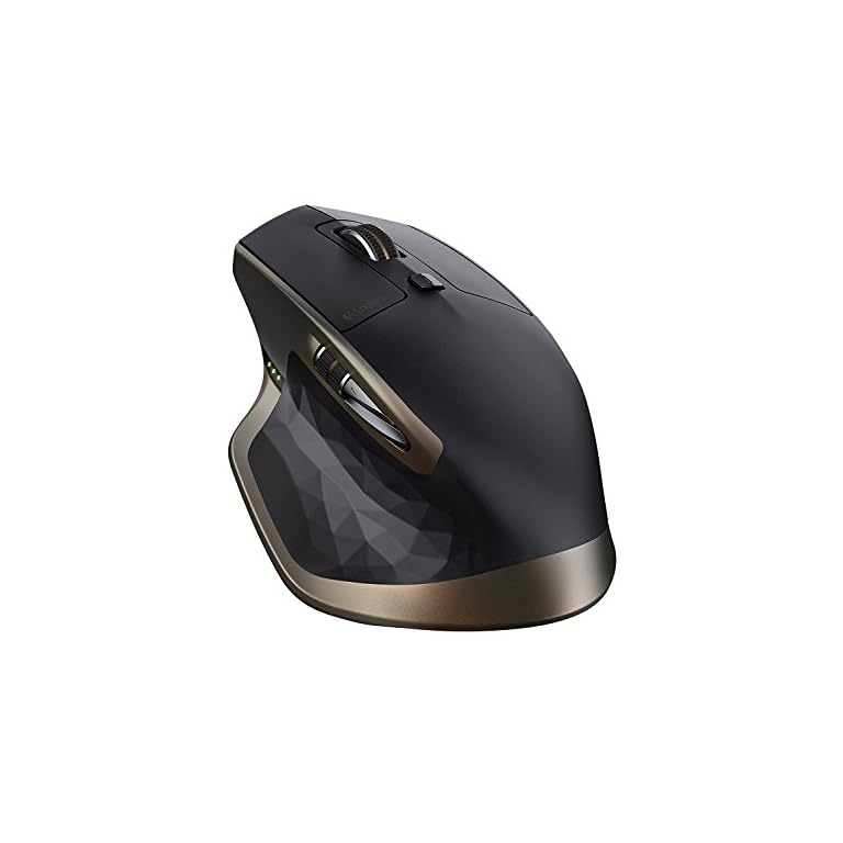 Logitech MX Master Wireless Mouse – Use on Any Surface, Ergonomic Shape, Hyper-Fast Scrolling, Rechargeable, for Apple…