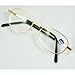 SODIAL(R) Gold Tone Metal Frame Presbyopic Reading Glasses +6.00