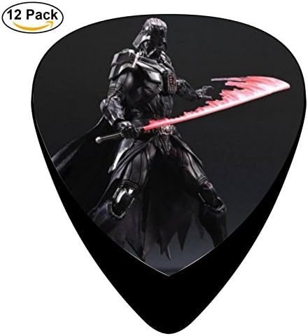 DaMuiu 12 Pack Star Guitar Picks Music Set Keyboard Plectrum Bass