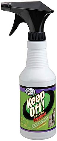 Four Paws Keep Off! Cat Repellent Spray Outdoors & Indoor 16 Ounces