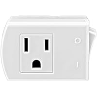 Leviton 01470-744-00W 3-Wire Grounded Switch Tap with on/Off Button ...