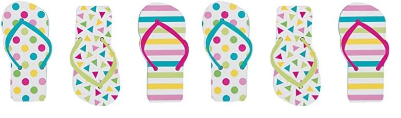 Unique Flip Flop Note Pads - Vibrant Multicolor Notepads - Perfect for Casual Jotting & To-Do Lists - Set of 12 (Pack of 2)