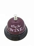 Desk Kitchen Hotel Counter Reception Restaurant Bar Ring for Service Call Bell (Desk Bell - Ring for Wine)
