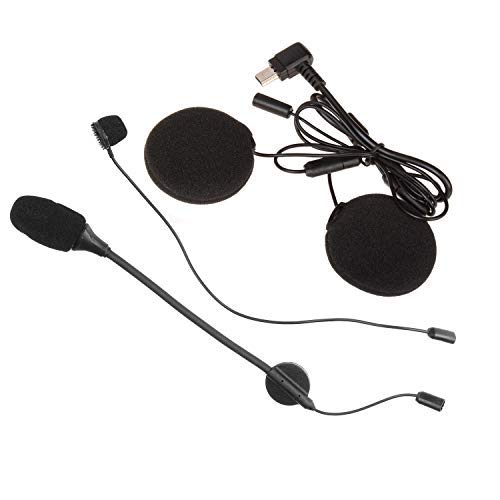 Fodsports M1-S PRO Motorcycles Intercom Headset With Hard and Soft Microphone