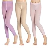 5Mayi Little Girls' Footless Solid Color Tights 3-Pair-Pack Size XL(6-6X)