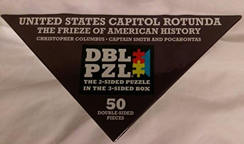 United States Capitol Rotunda-The Frieze of American History, Double-Sided Puzzle, 50 Pieces