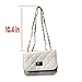 Hoperay Women Messenger Bags Crossbody Bags For Women Leather White