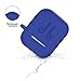 LIKDAY ll061 AirPods Case with Strap Protective Silicone Cover with Carabiner for Apple Airpods Accessories ( Blue )