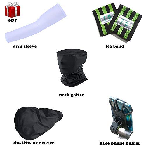 Bike Seat Cushion Cover, Narrow Exercise Bicycle Seat Cover Padded