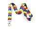 Pack of 10 Assorted Lanyard ID Badge Holder Key Chains