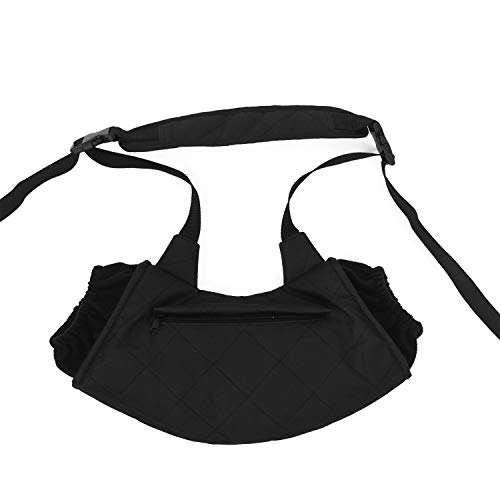 UNISTRENGH Fleece Hand Muff Pak Warmer Outdoor Camouflage Thinsulate Insulation Hand Warmer Muff Fits for Hunting Fly Fishing,Hiking Camping (Black) - Thumbnail 6