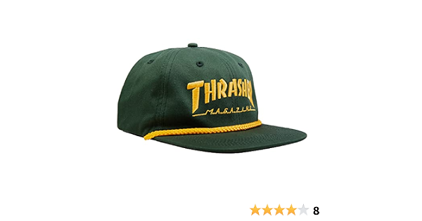 Thrasher Men's Rope Snapback Hat Green 