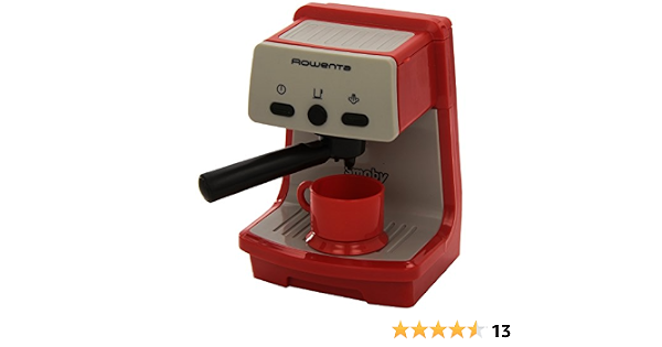 Smoby 24802 Rowenta Espresso - Cafetera de Juguete con Accesorios, Color  Rojo : Amazon.es: Juguetes y juegos