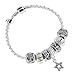 Truly Charming Happy Birthday Leather Charm Bracelet European Style Gift Boxed (21cm)