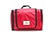 Pick-A-Pack Toiletry Cosmetic Bag-Waterproof Hanging Travel Toiletries Bag W/Handle+ Travel Bottles Set-Travel In Top Convenience & Organization Of Your Essentials (red)