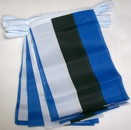 9m 32 Flag Estonia Estonian Material Bunting