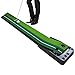 WINCAN Golf Putting Mat Green Indoor Outdoor–Auto Ball Return Function–Portable Golf Court Mini Training Aids - Extra Long Real-Like Grass Putting Trainer Set–3 Practice Bonus Balls