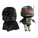 Star Wars Funko (Set of 4) Galactic Plushies Cute Stuffed Animals Star Wars Plush Toys For Kids and Adults Darth Vader Chewbacca Boba Fett C3PO