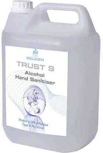 Selden C053-5 Trust S Alcohol Hand Sanitiser, 5 L