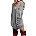 Women Blouse,Haoricu Fall Fashion Oversize Loose Women Blouse Casual V Neck Long Sleeve Shirt Tops Plus Size