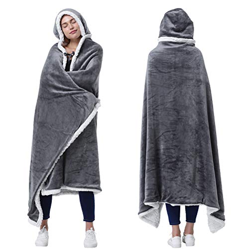 Catalonia Hooded Blanket Poncho
