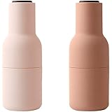 Salt Grinder and Pepper Grinder Set of 2, Black Pepper Grinder & Sea Salt Grinder Inverted Design, Salt Pepper Grinder Set, T