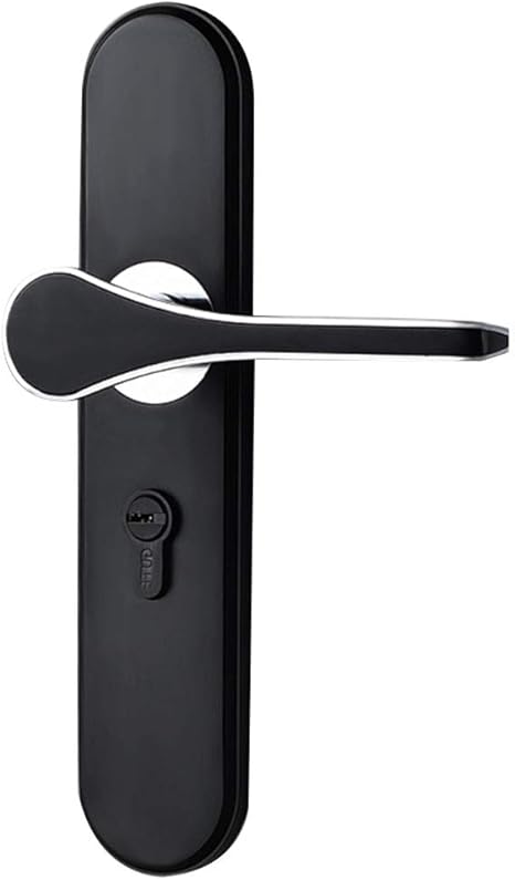 Amazon Co Jp 室内寝室のドアロック サイレント亜鉛合金二重ロック舌安全ロック 家のさび止めの純木のドアハンドル キッチン リビングルームに最適 ホーム キッチン