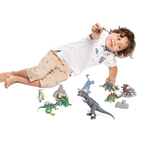 5 Joyin+Toy+Educational+triceratops+velociraptor
