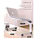 RAINBEAN Adjustable Laptop Stand Table for Office,Portable Lap Desk Stand Compatible Notebook Tablets MacBook,Foldable Lift Bracket Aluminum Ergonomics Design,Office or Home Desk-Blackthumb 1