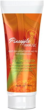 Reducing Pineapple Firming Gel with Marine Algae. Anti-Cellulite Ultimate Solution to Improve Appearance of the Skin Around the Legs, Belly, Buttocks, and Arms