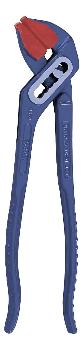 kwb Water Pump Pliers, 250 Mm, With Attachable Protective Jaws and Push-Through Joint, Durable, Corrosion Protection, 6-Way Adjustable