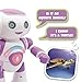 LEXiBOOK – Powergirl Jr. Smart Interactive Toy Robot That Reads in The Mind Toy for Kids Dancing Plays Music Animal Quiz STEM Programmable Remote Control Junior Girl Robot Pink/Purple – ROB20GENthumb 3