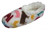 Snoozies Western Print Fleece Lined Womens Footies