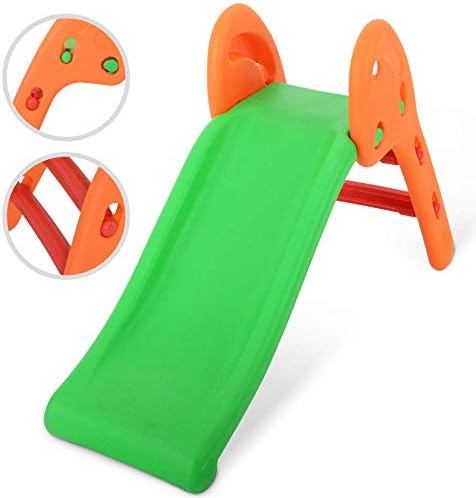 Foldable Slide for Kids | with Rounded Corners, Made of Robust and Easy-care Plastic, Suitable for Kids from 2 to 5 Years of Age | Fun Activity Indoor Outdoor Playground Garden Toddler Child Slide Toy