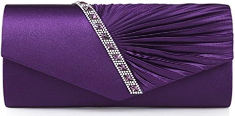purple evening bag