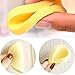 Facial Sponge Compressed,120 Count PVA Professional Makeup Removal Round Face Wash Sponges Spa Pads Exfoliating Cleansing for Women,Yellow