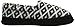 ACORN Women's Moc Slipper, Black/Cream Southwestern, Large/8-9 M US