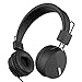 Kanen I39 Headphones On ear Foldable Noise Isolating Headsets with Mic and Remote for Kids Adults （Black）