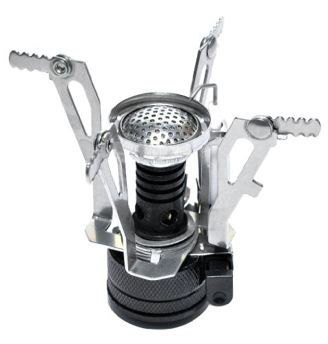 Oliasports Stove Ultralight Backpacking Canister Camp Burner with Piezo Ignition 3.9oz