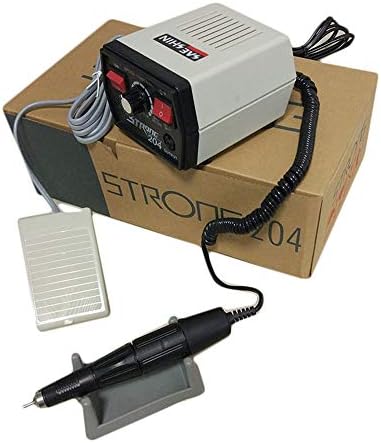 Electric Nail Drill Set 65W 30000RPM Manicure Pedicure Kit with Polishing Tools Professional Nail Art Polisher with Foot Pedal for Salon Or Home Trimming Smoothing Nails