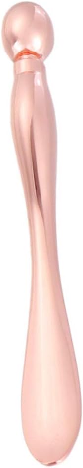 Beaupretty Eye Cream Massgae Sticks Alloy Eye Cream Applicator Eye Roller Facial Face for,2pcs(Rose Gold) Skin Care Roller - Image 5